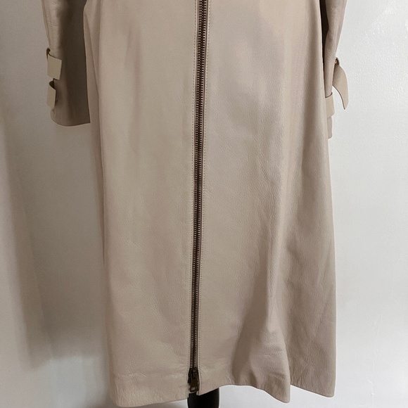 Rare Gucci cream leather vintage Tom Ford coat - Picture 9 of 16